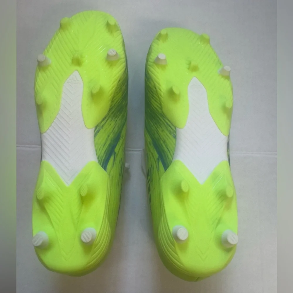 New! Adidas Nemeziz 19.2 Cleats – White & Lime Green Athletic Shoes (Men’s 11)